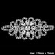 Sew-On Diamante Motif 2 - 170mm x 75mm - Silver